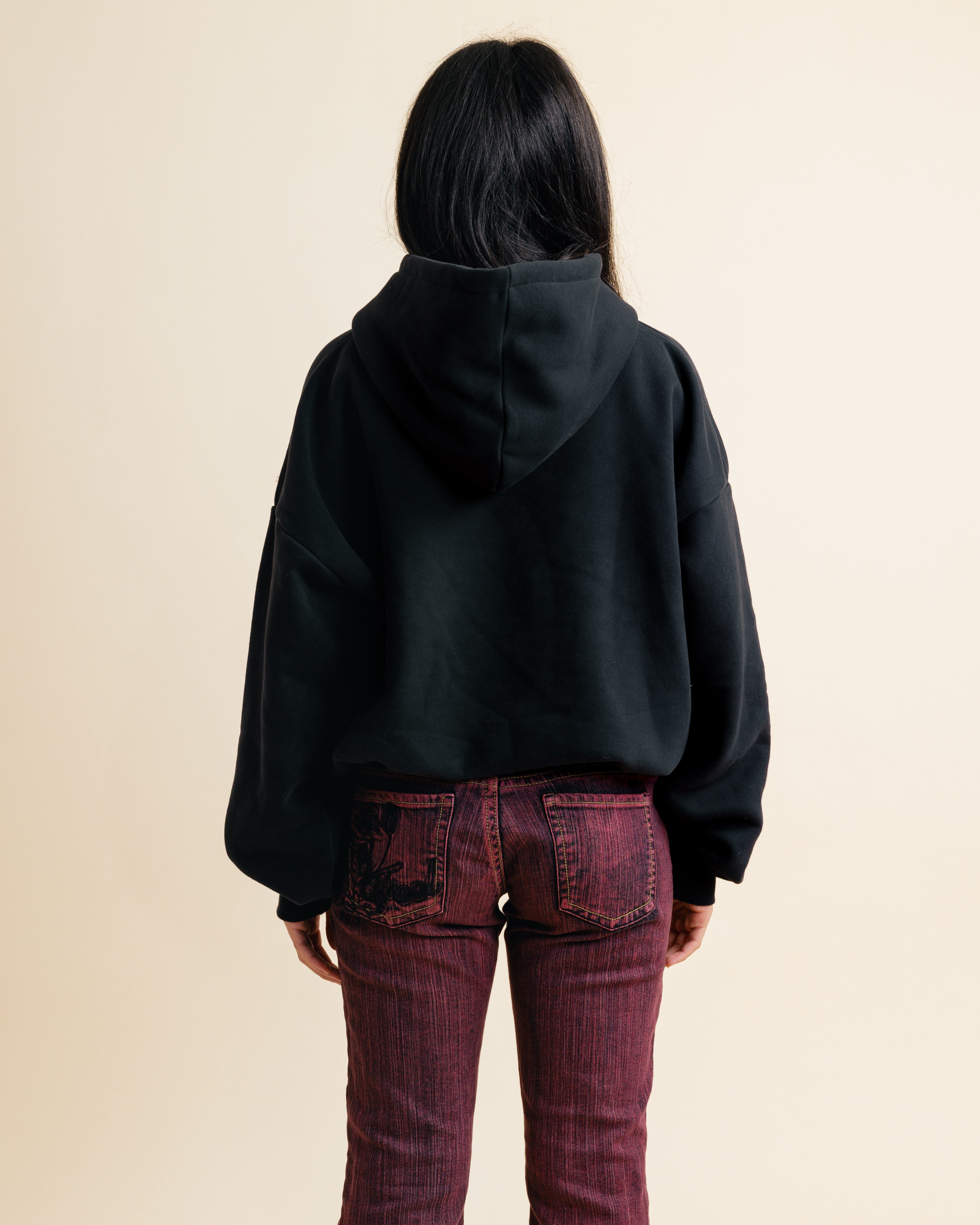 The Hoodie in Jet Black Unisex