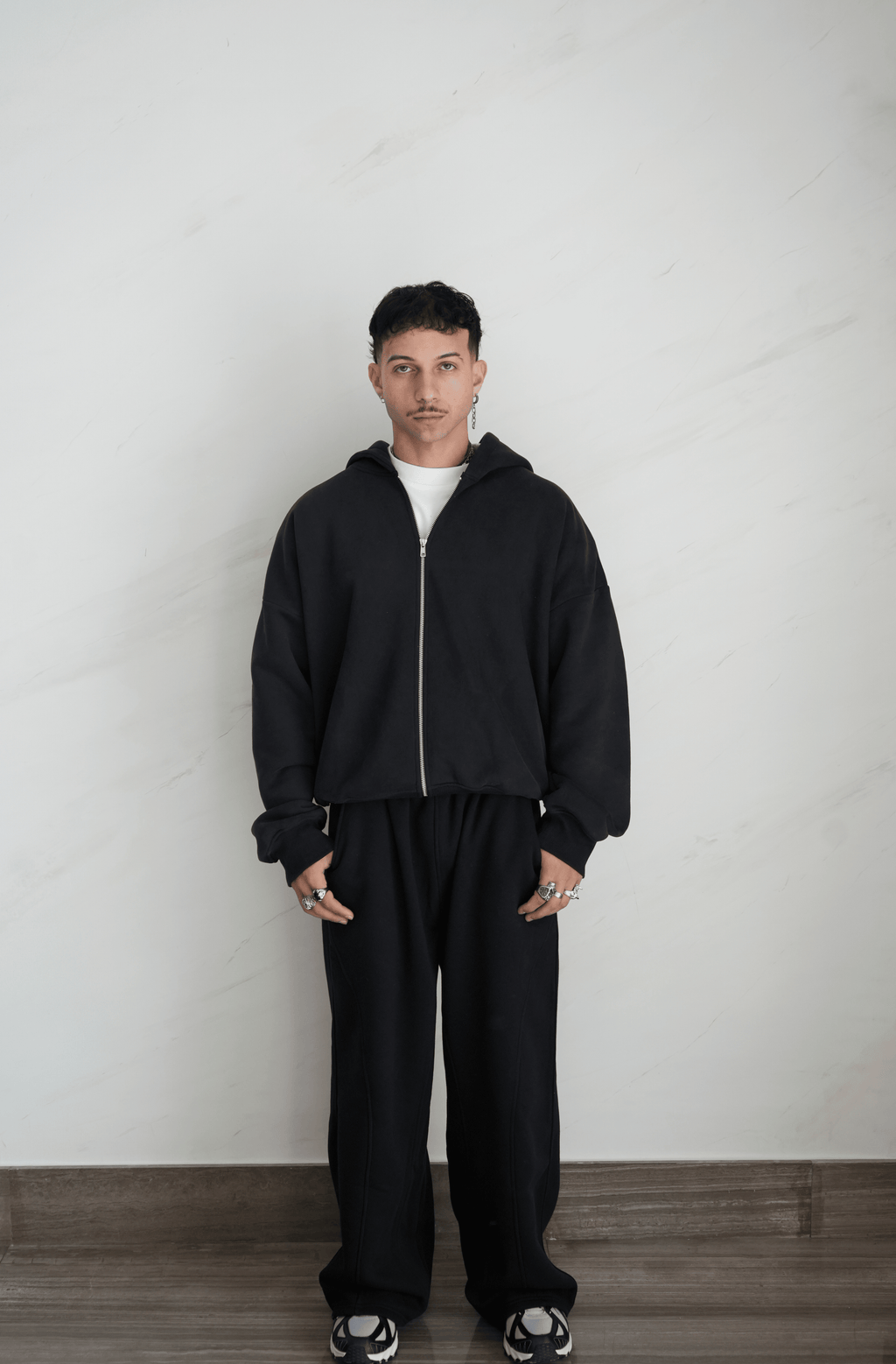 The Zipper In Black Unisex