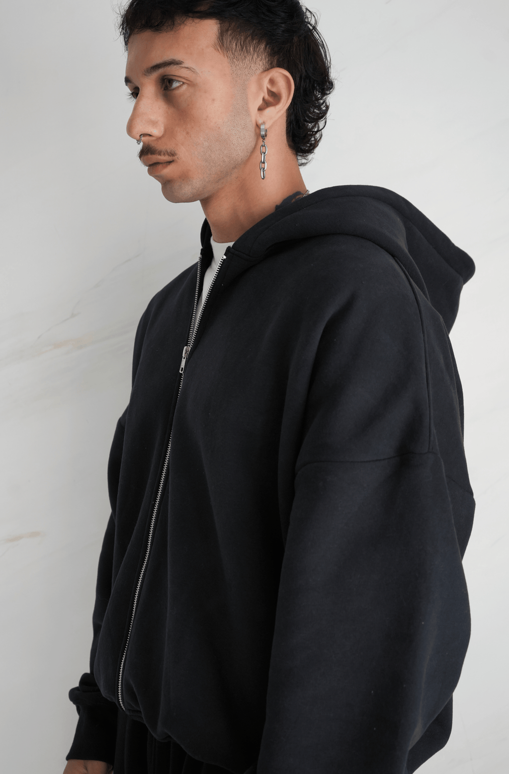 The Zipper In Black Unisex