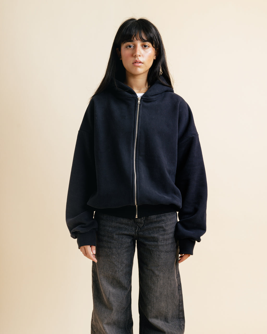 The Zipper In Black Unisex