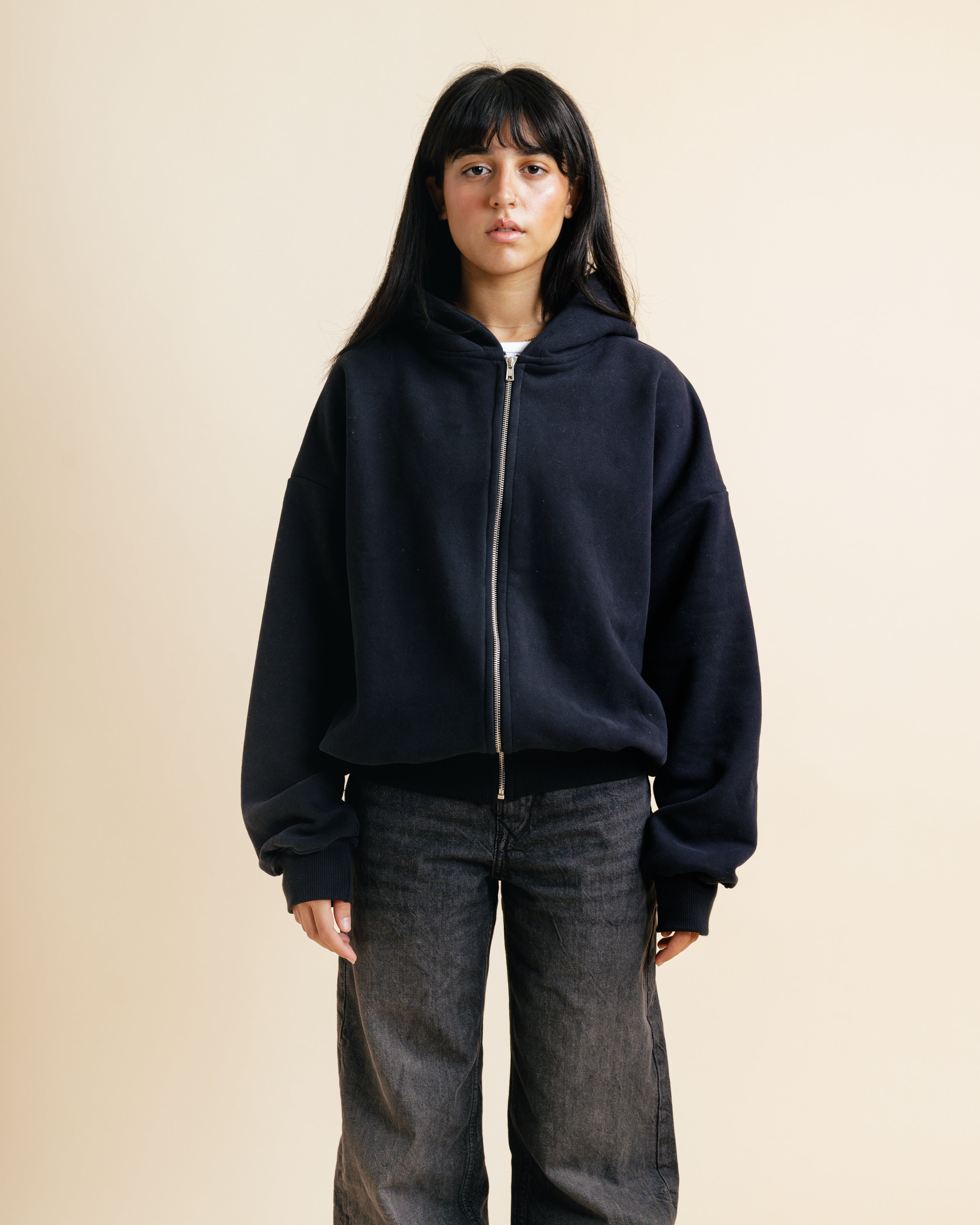 The Zipper In Black Unisex