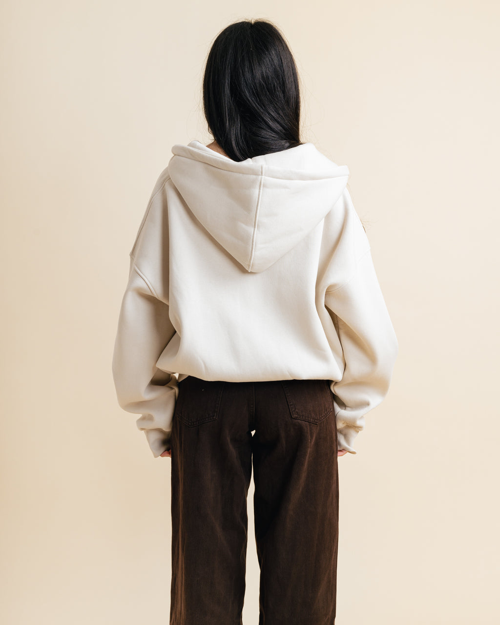 The Zipper in Butter Cream Uni Sex