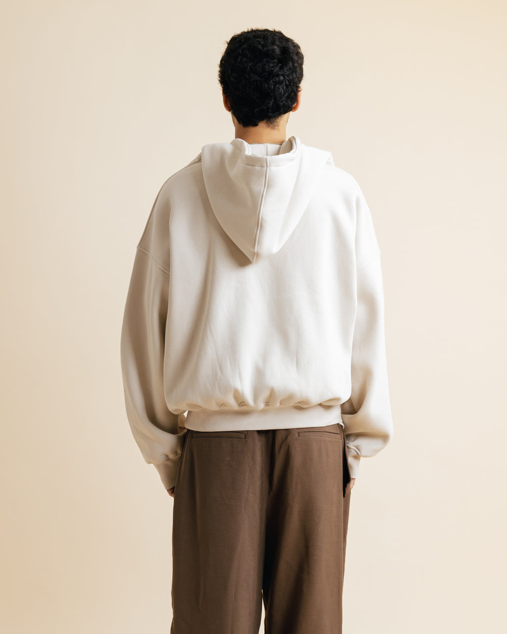 The Zipper in Butter Cream Uni Sex