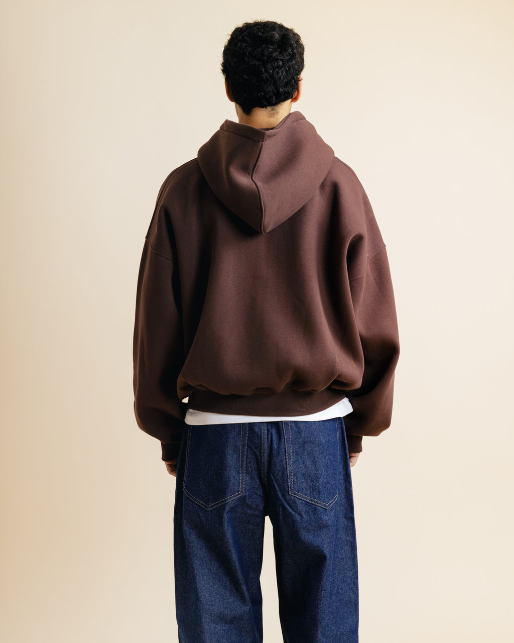 The Zipper in Coffee Brown Uni Sex