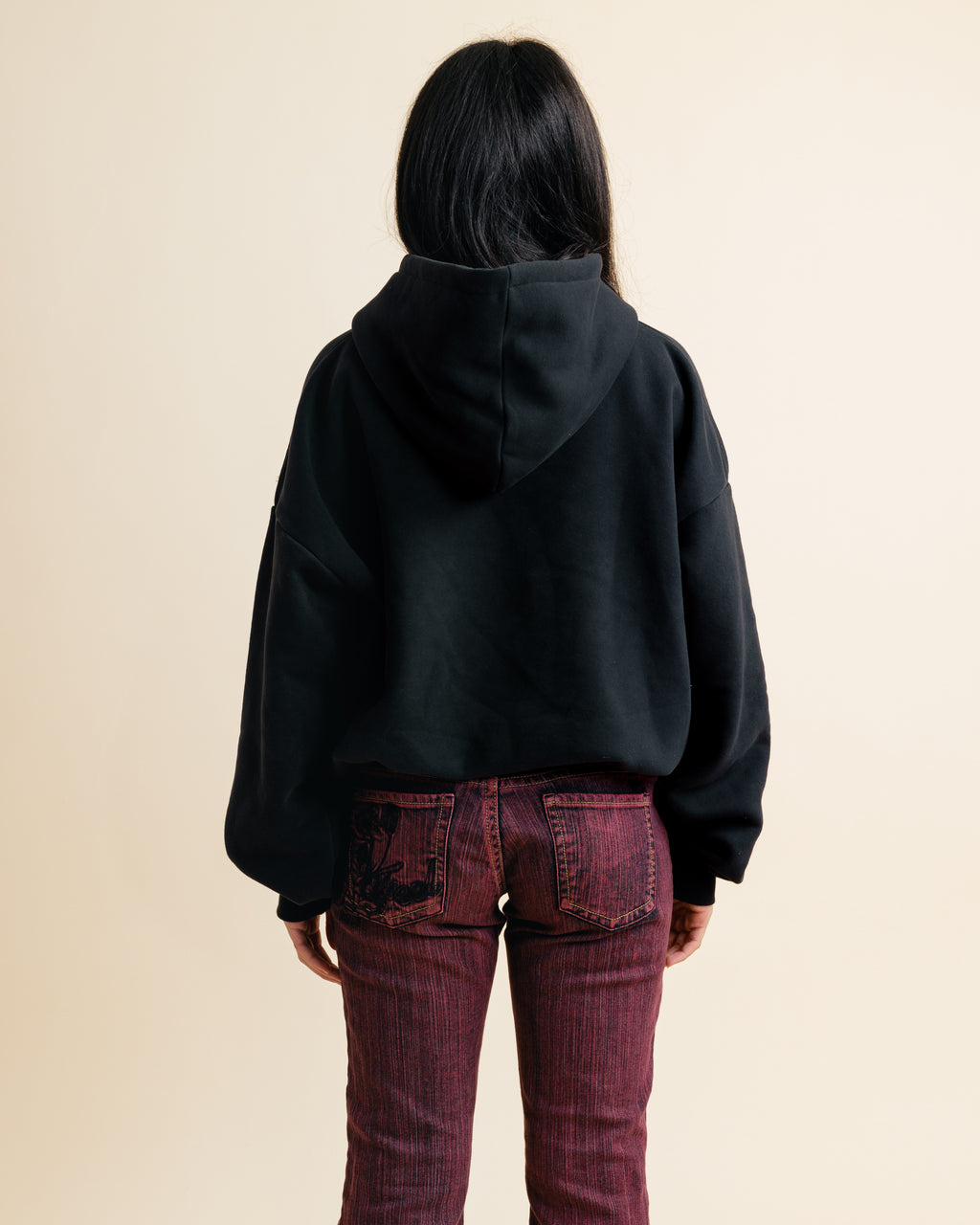The Hoodie in Jet Black Unisex