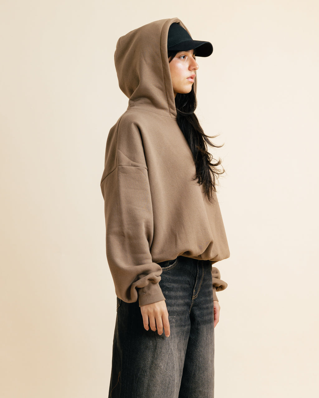 The Hoodie In Fossil Uni Sex
