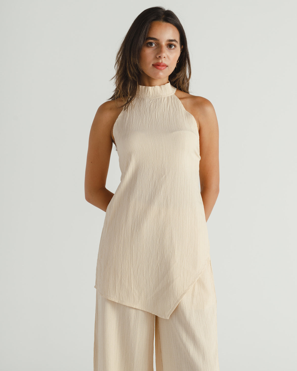 Linen Halter Top