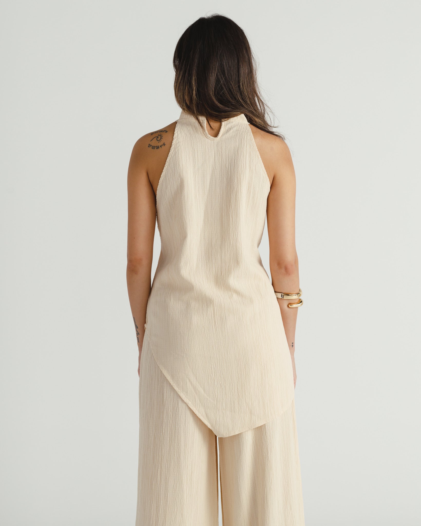 Linen Halter Top