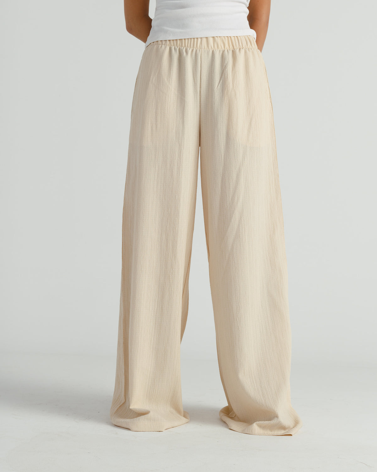 Linen Wide-Leg Pants