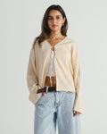 Linen Drift Tie Cardigan