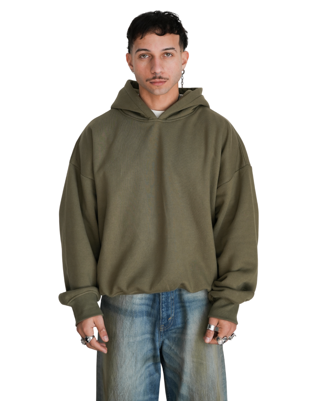 The Hoodie in Olive Unisex
