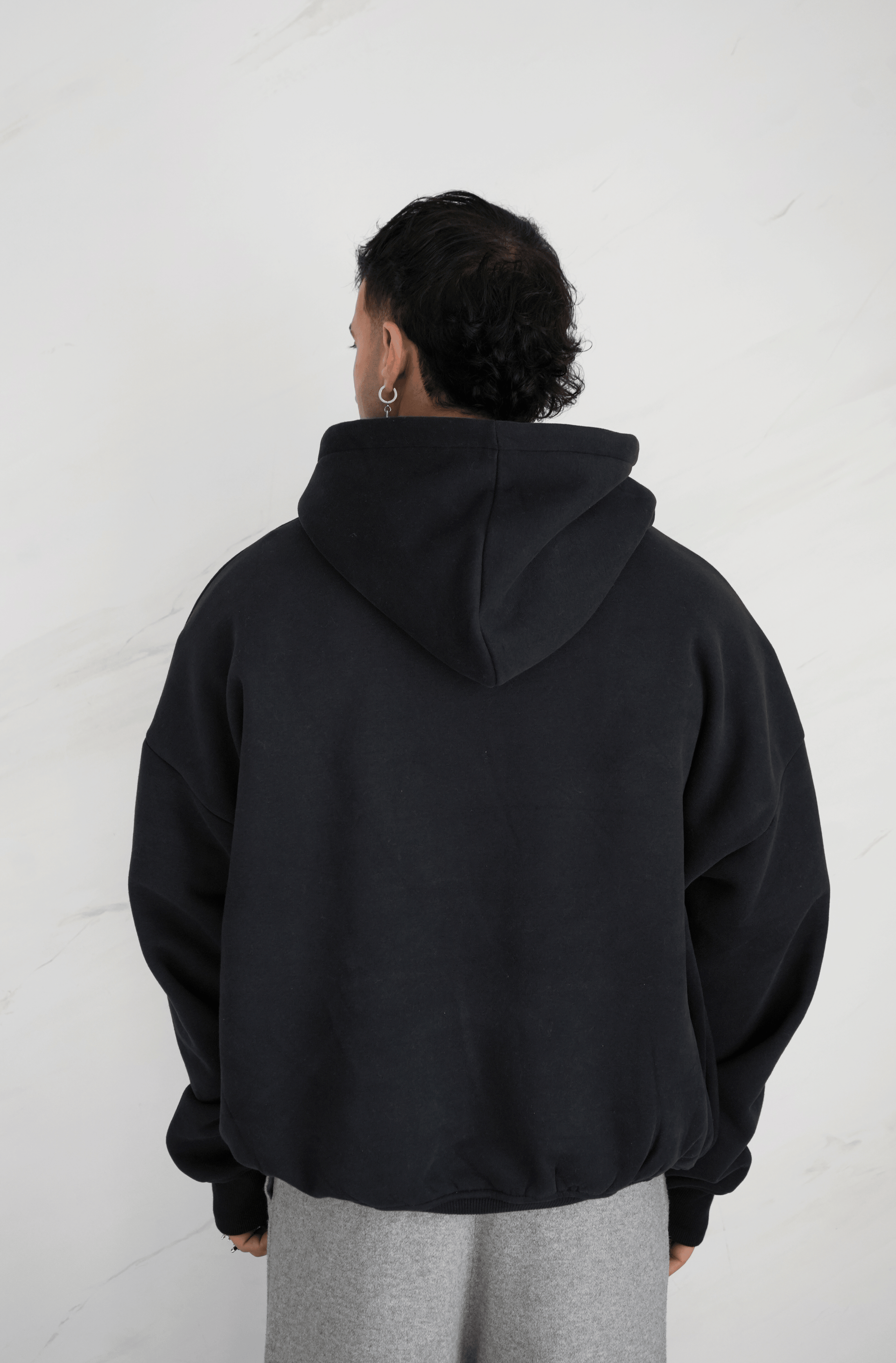 The Hoodie in Jet Black Unisex