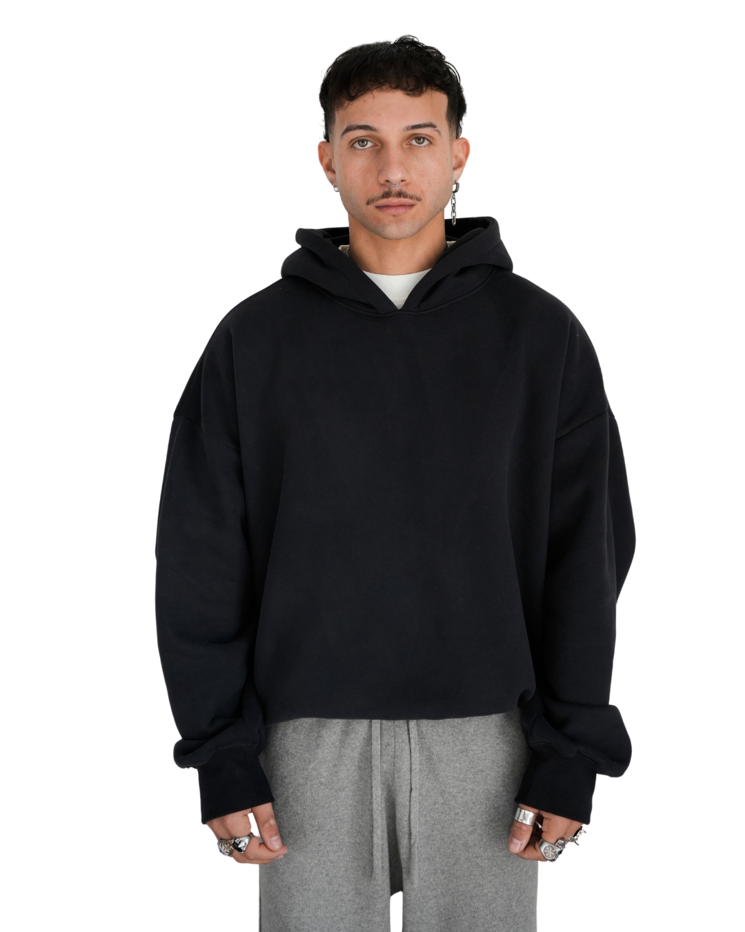The Hoodie in Jet Black Unisex