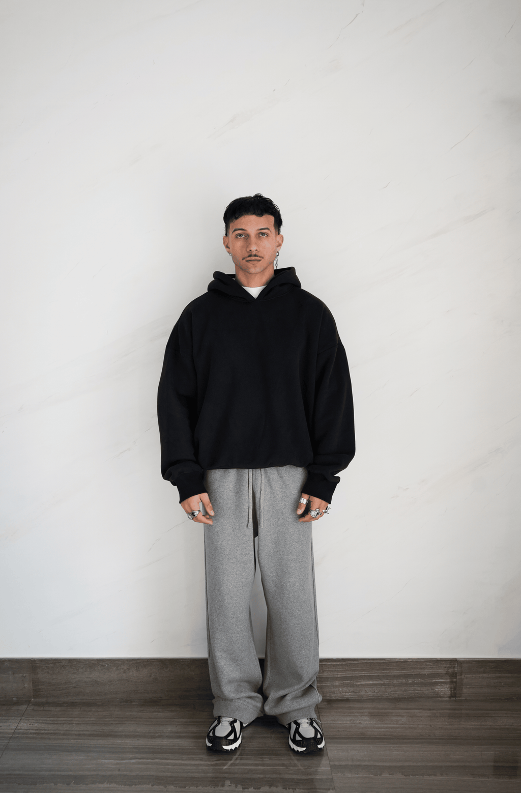 The Hoodie in Jet Black Unisex