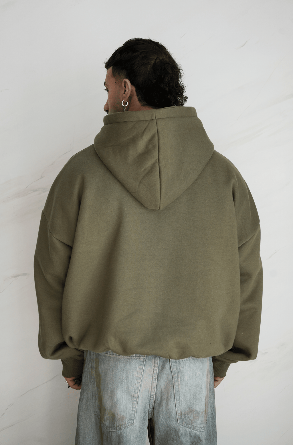 The Hoodie in Olive Unisex