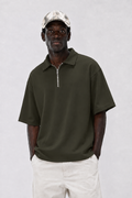 The Half Zip in Olive