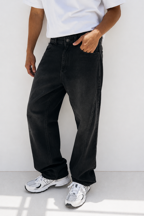 Arc Wide Denim Ash Black