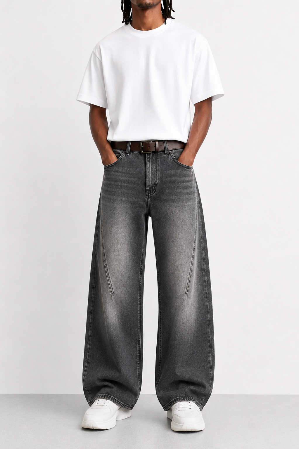 Arc Wide Denim Ash Black