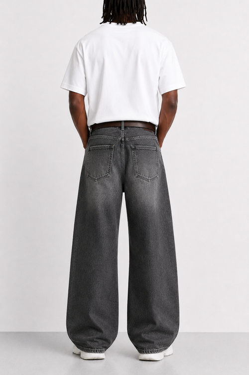 Arc Wide Denim Ash Black