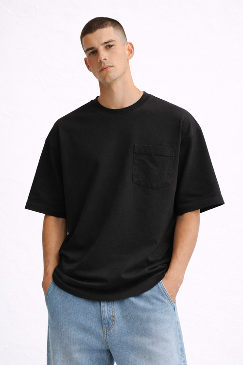 Form Pocket Tee in Black