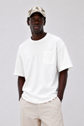 Form Pocket Tee in White