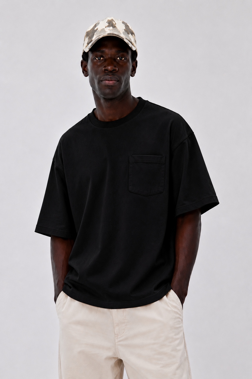 Form Pocket Tee in Black