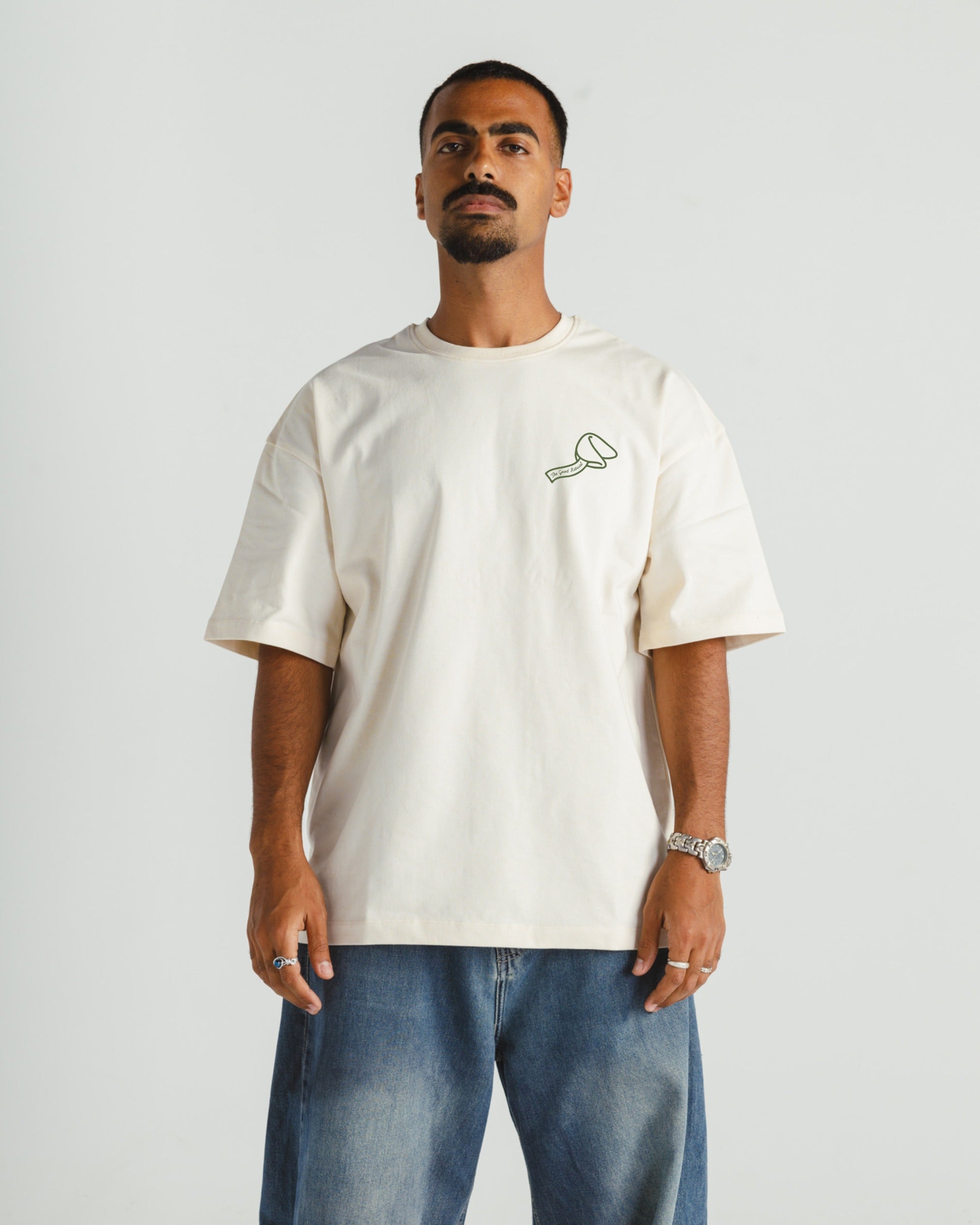 Fortune Cookie Cream x Dark Green