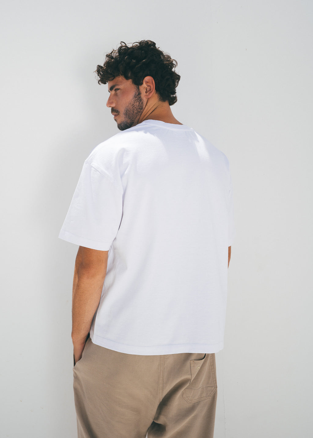 Form Pocket Tee in White