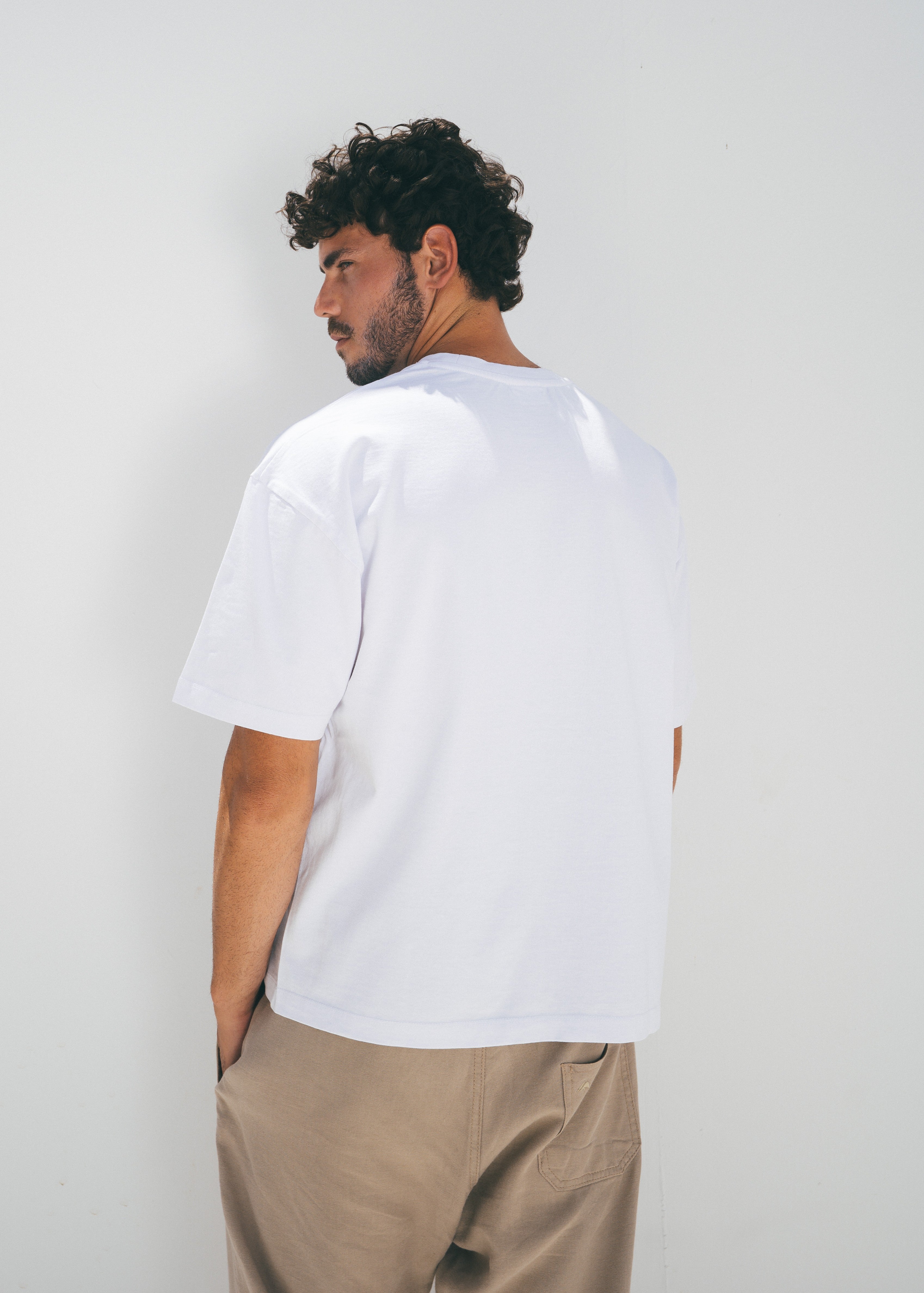 Form Pocket Tee in White