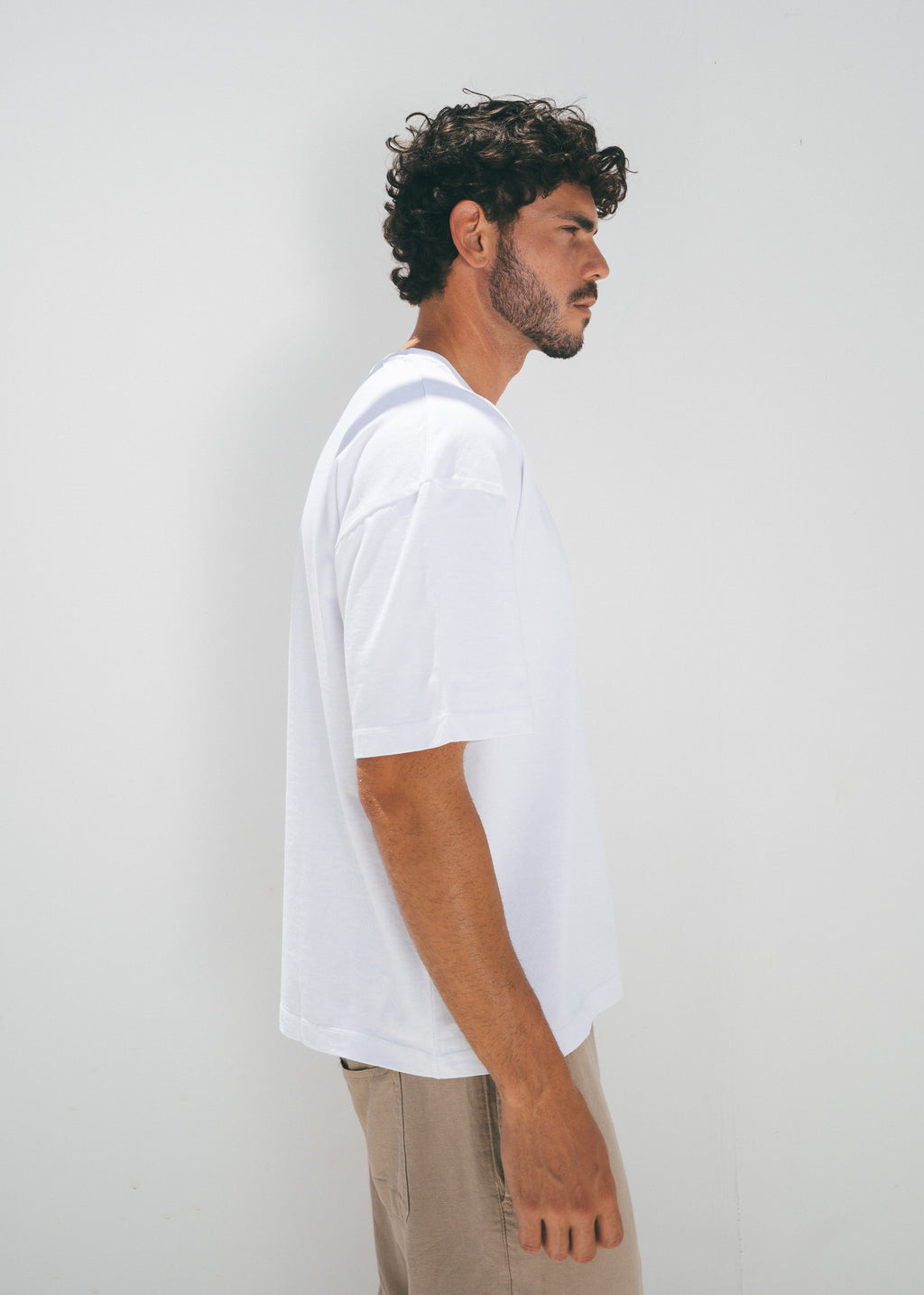 Form Pocket Tee in White