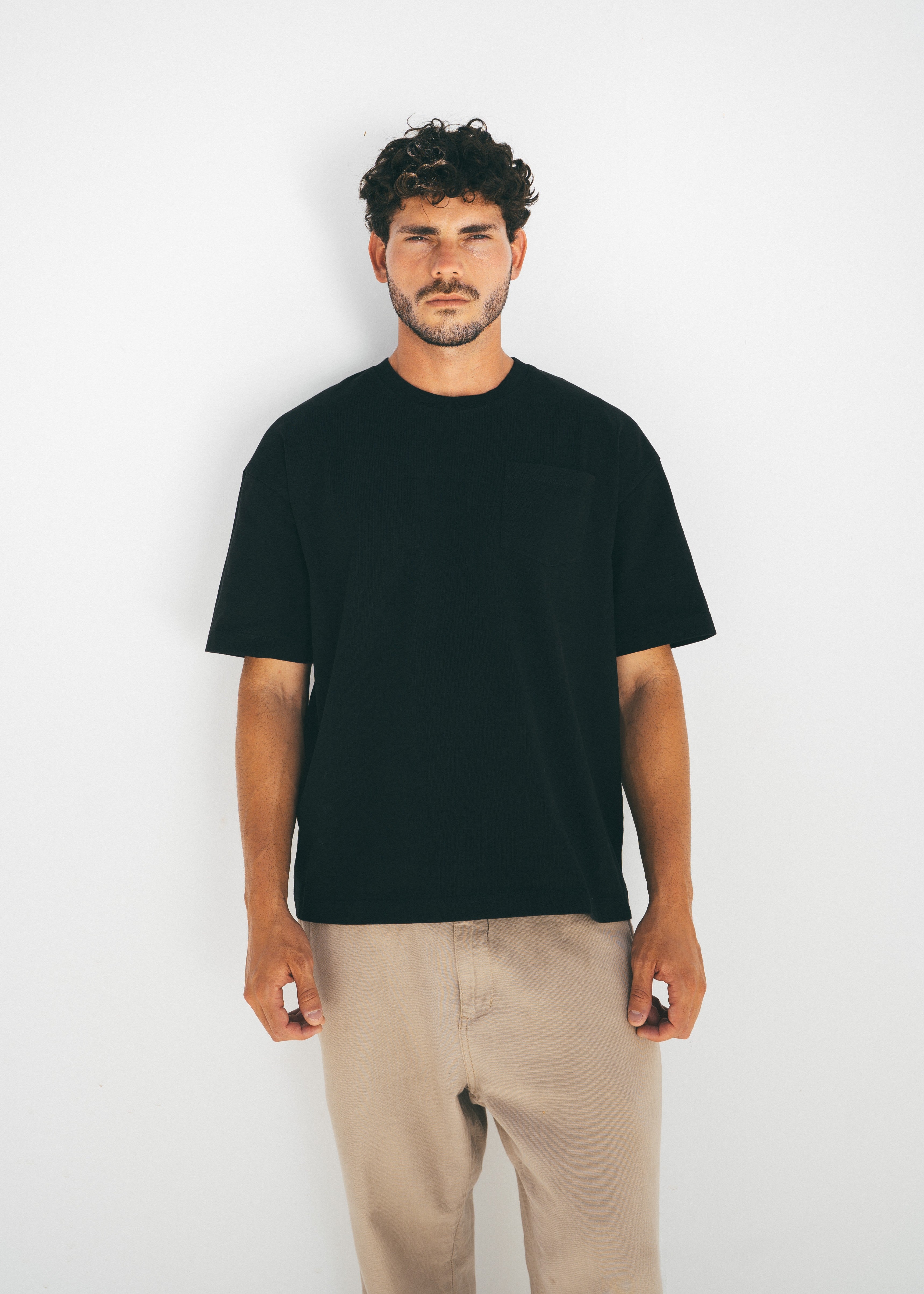 Form Pocket Tee in Black