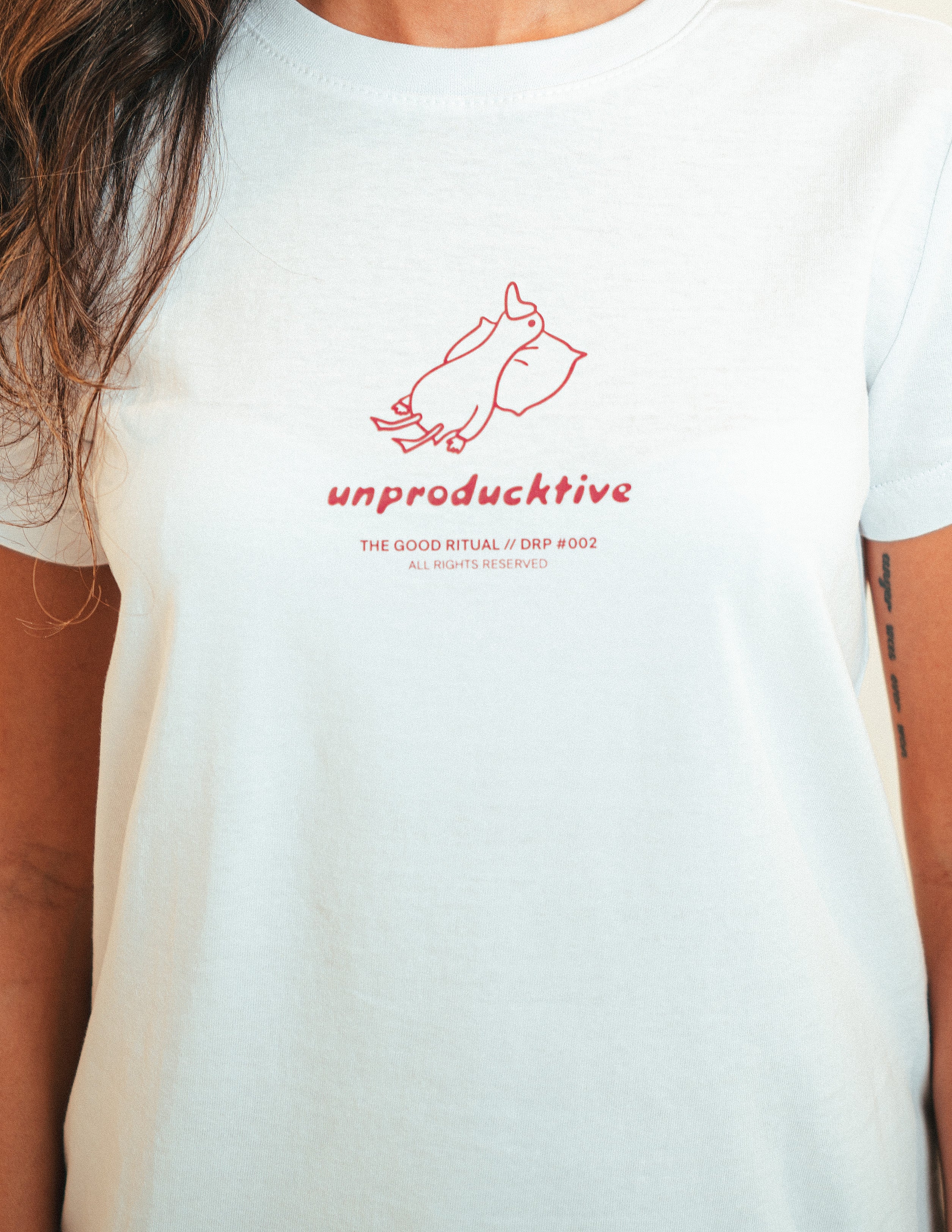 Unpro-duck-tive Baby Tee