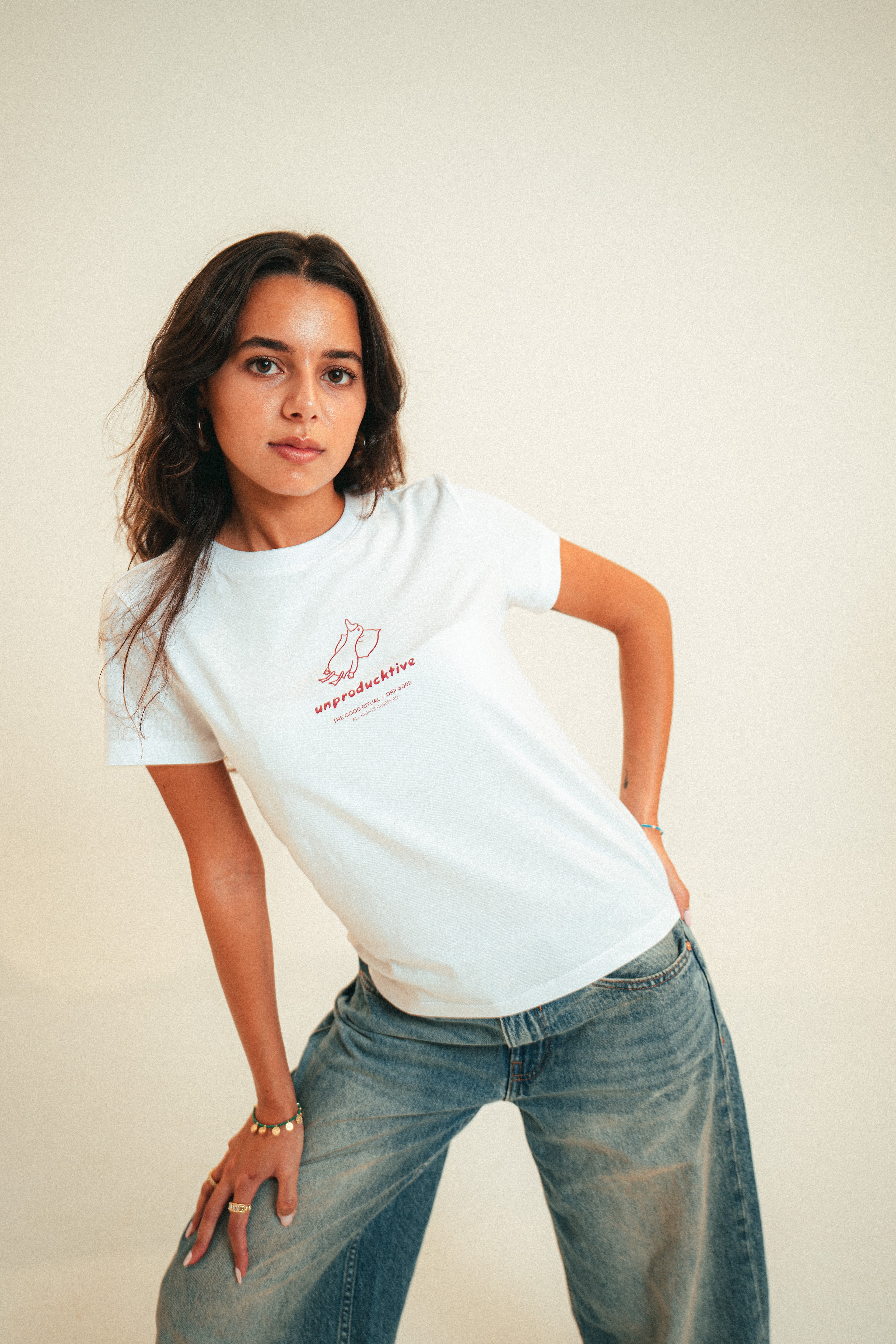 Unpro-duck-tive Baby Tee