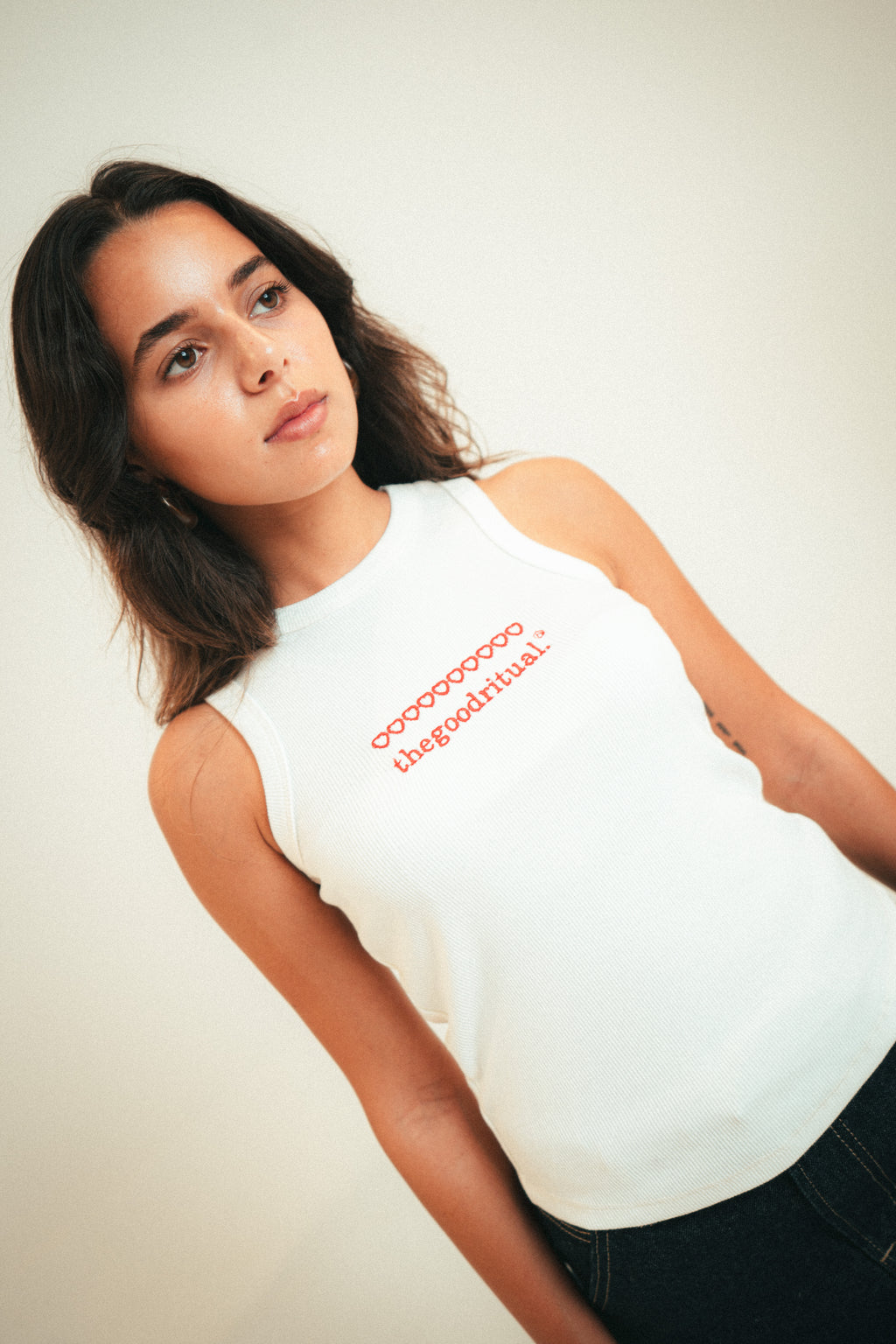Logo & Hearts Tank Top