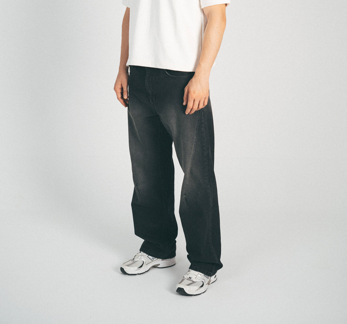 Arc Wide Denim Ash Black