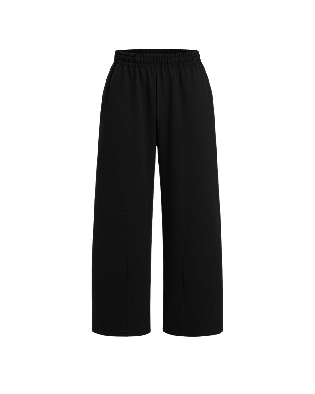 Jet Black Trackpants Unisex