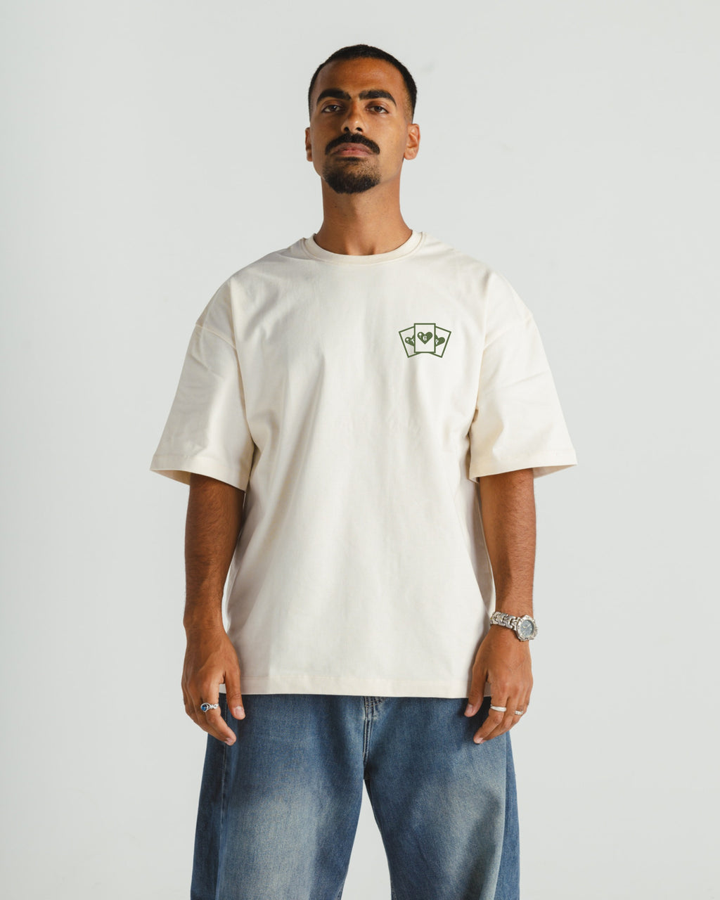 Cards Cream x Dark Green