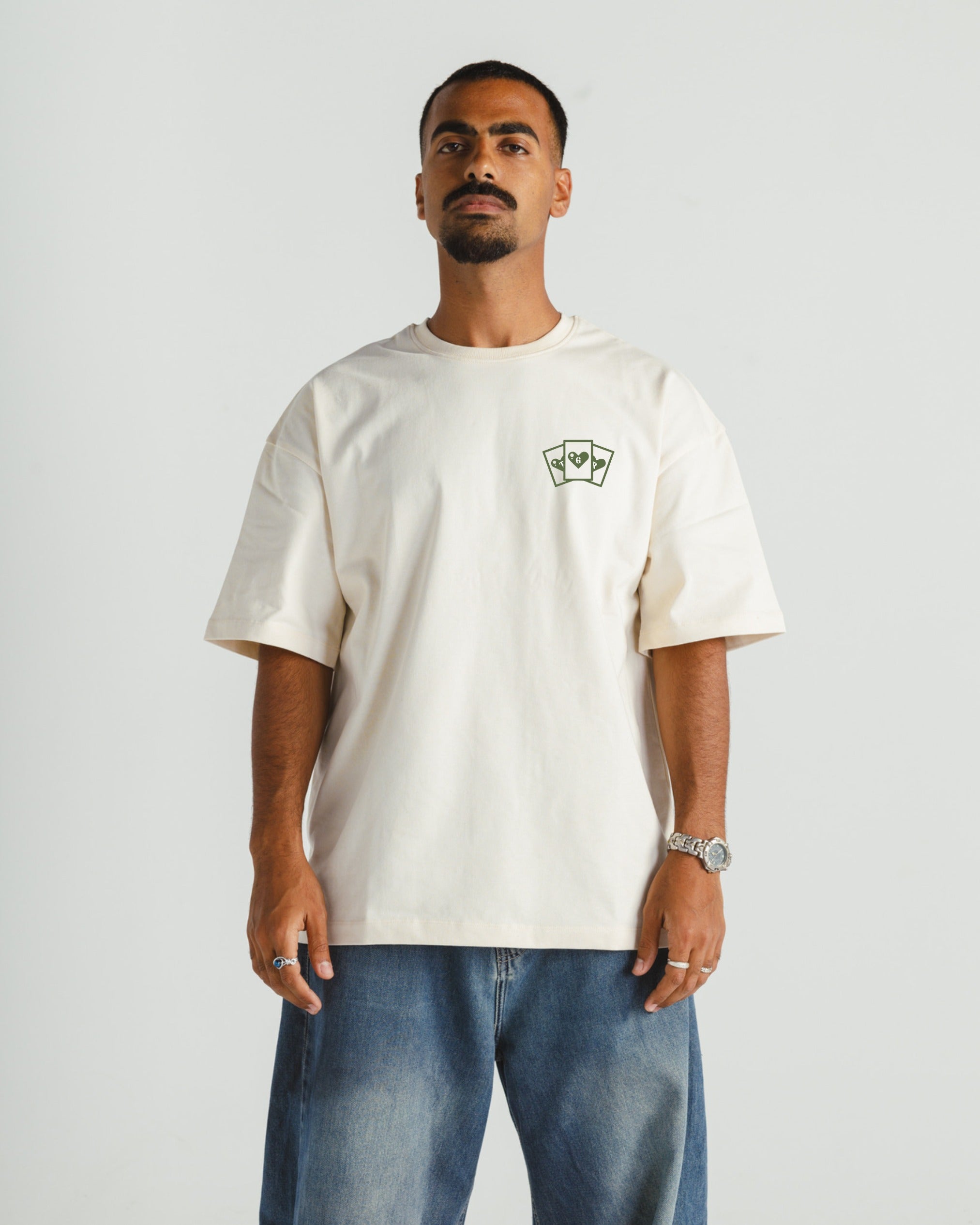 Cards Cream x Dark Green