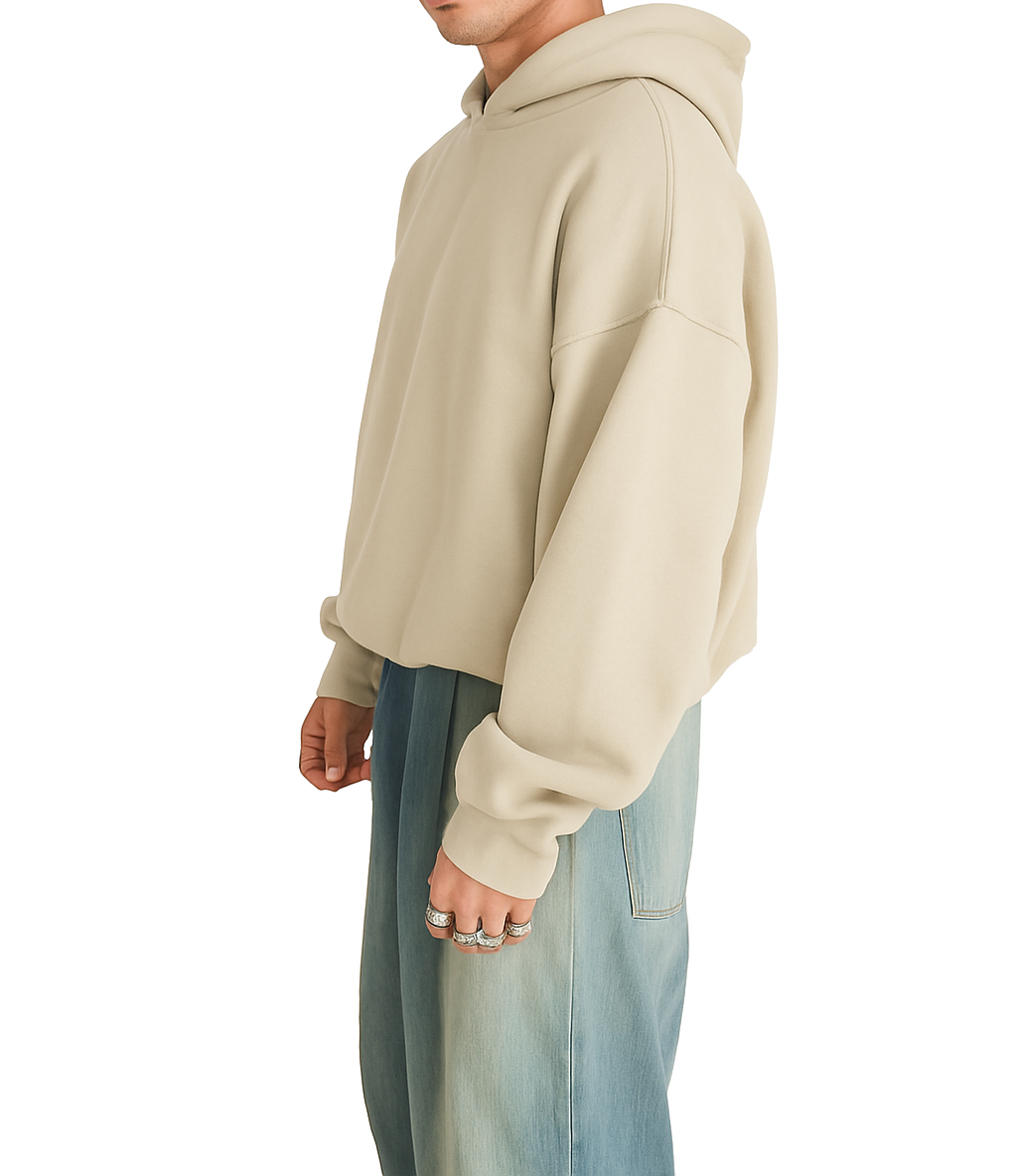 Hoodie in Sandstone Cream Unisex